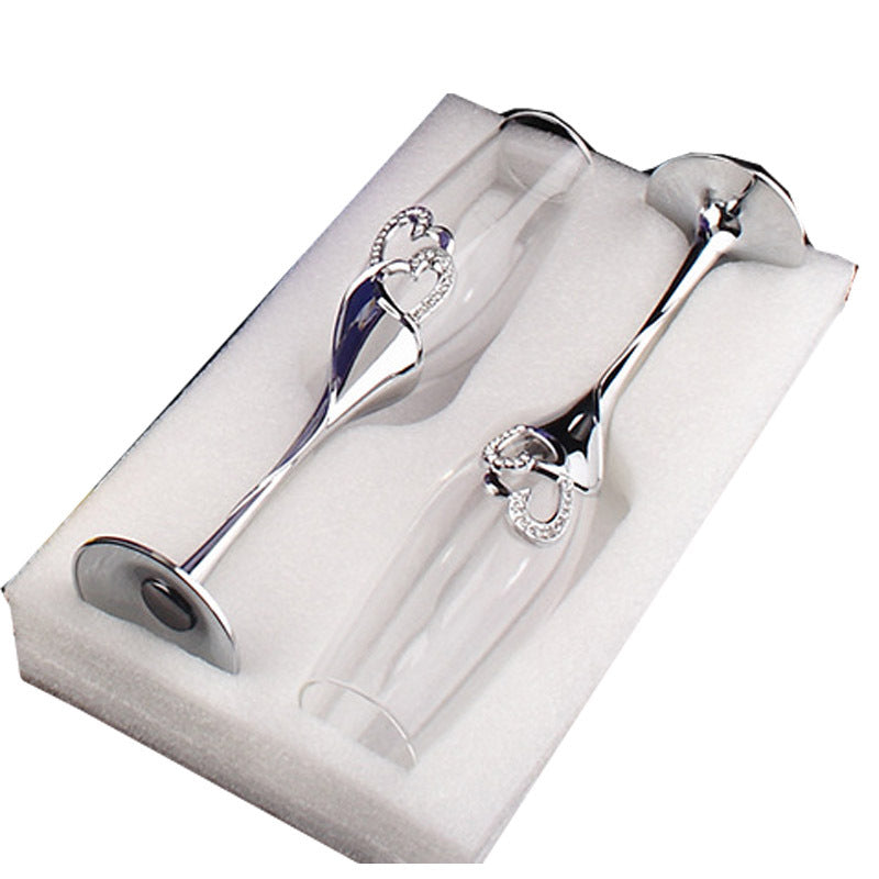 Uncork the Fun with Our Crystal Diamond Wine Champagne Glass!